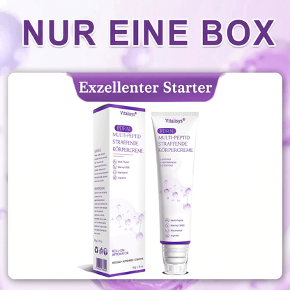 Vitalisys® PDRN 🌥️Multi-Peptid Körpercreme mit Massage-Roller – Feuchtigkeit, Straffung und ein ebenmäßigeres Hautbild.🥼