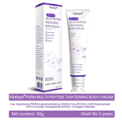 Vitalisys® PDRN 🌥️Multi-Peptid Körpercreme mit Massage-Roller – Feuchtigkeit, Straffung und ein ebenmäßigeres Hautbild.🥼