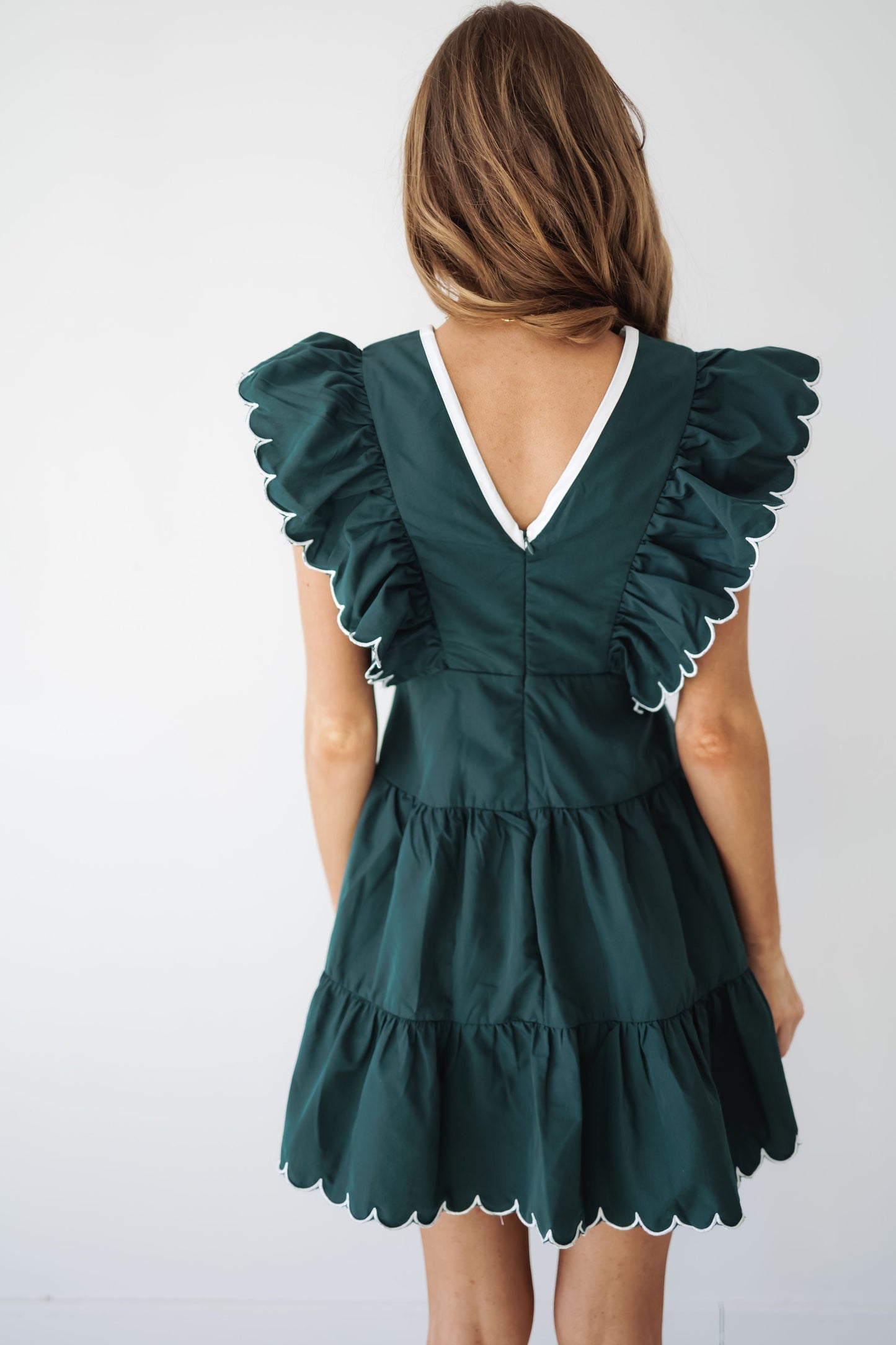 Paisley-Kleid – Hunter Green – ENDGÜLTIGER AUSVERKAUF