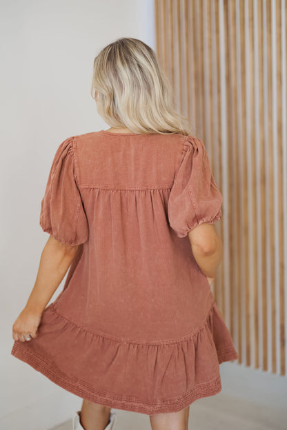 Riley-Kleid – Rust – ENDGÜLTIGER AUSVERKAUF