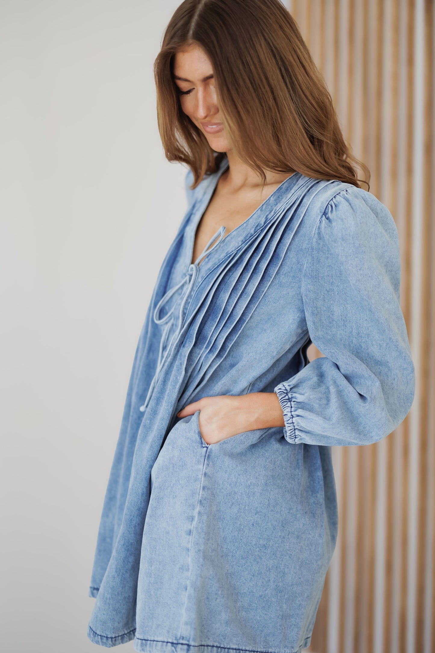 Freiheits-Denimkleid