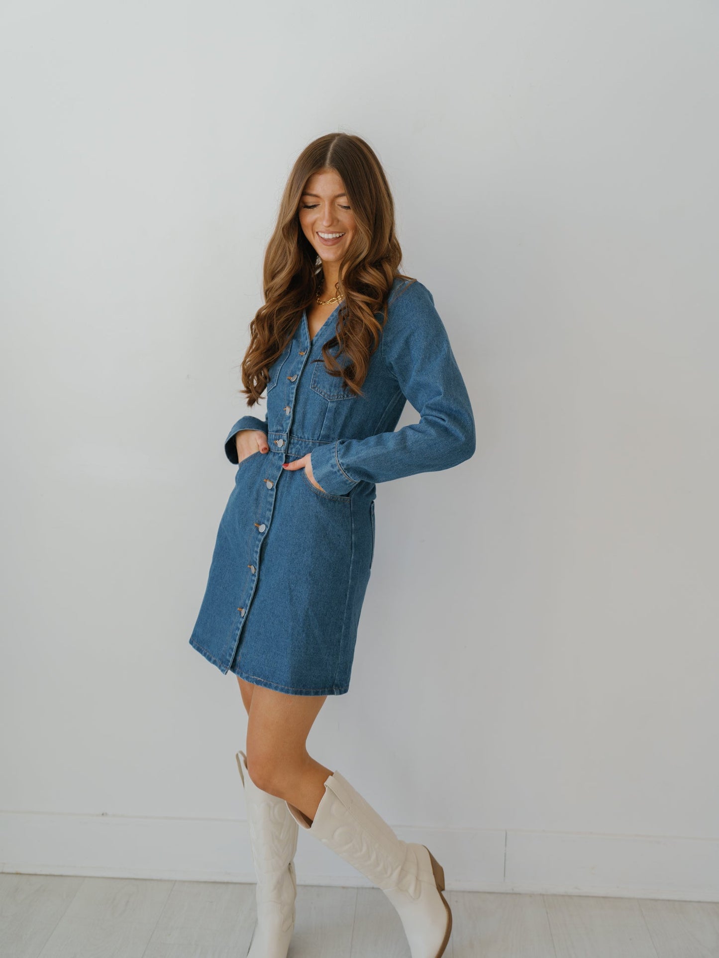 Simone Denimkleid – ENDGÜLTIGER AUSVERKAUF