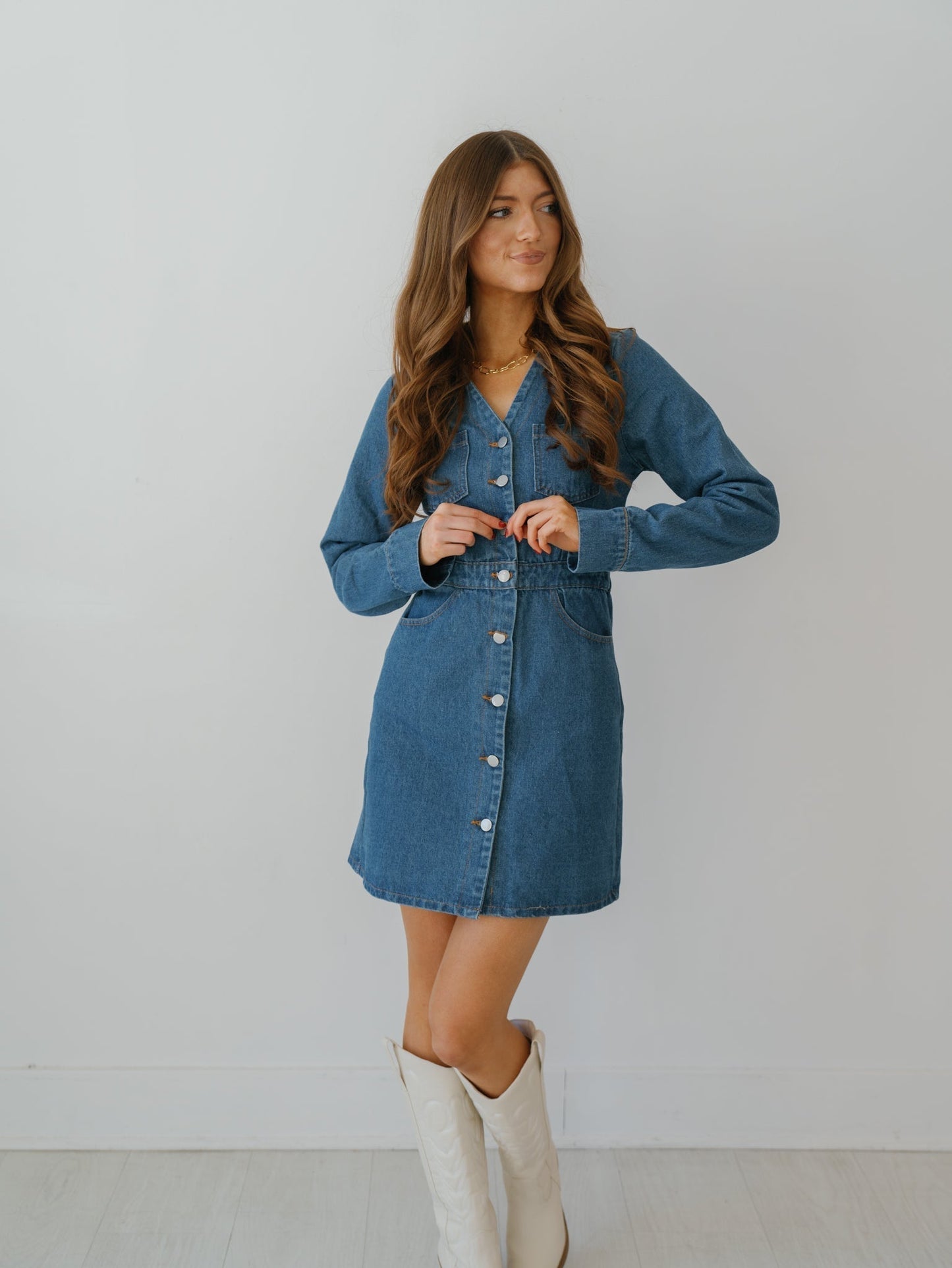 Simone Denimkleid – ENDGÜLTIGER AUSVERKAUF