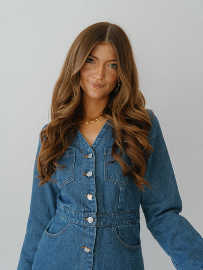 Simone Denimkleid – ENDGÜLTIGER AUSVERKAUF
