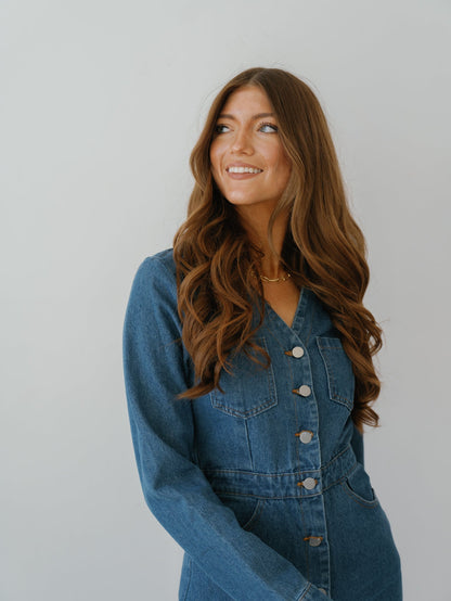Simone Denimkleid – ENDGÜLTIGER AUSVERKAUF