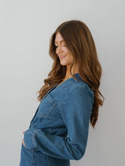 Simone Denimkleid – ENDGÜLTIGER AUSVERKAUF