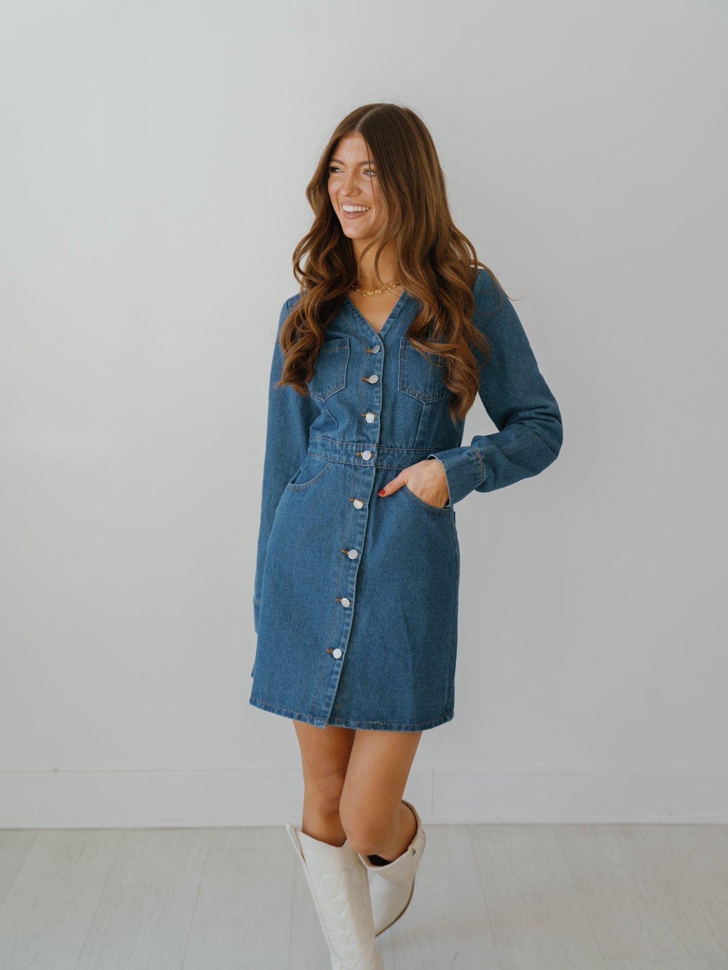 Simone Denimkleid – ENDGÜLTIGER AUSVERKAUF